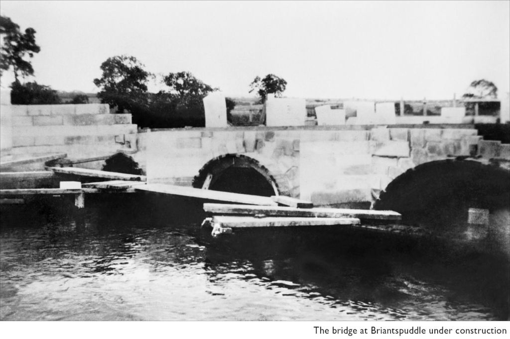The new Briantspuddle bridge c 1922