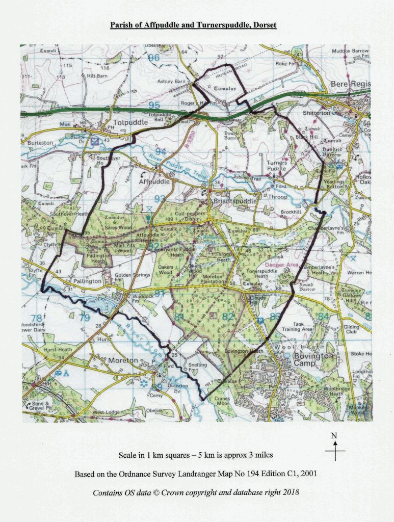 Ordnance Survey map of the parish