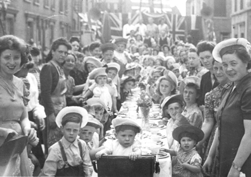 cutting from East London Advertiser 8 May 1945